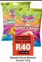 Checkers Teeth & bones sweets offer