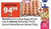 Checkers Nulaid - extra large eggs & everyday thick sliced white/brown bread offer