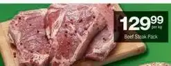Checkers Beef steak pack offer