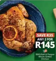 Checkers Whole grilled chicken offer