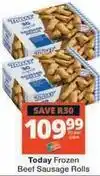 Checkers Today - beef sausage rolls offer