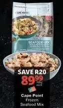 Checkers Cape point - frozen seafood mix offer