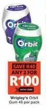 Checkers Orbit - gum offer