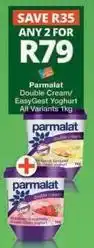 Checkers Parmalat - double cream/ easygest yoghurt offer