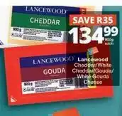 Checkers Lancewood - cheddar/white cheddar/gouda/white gouda cheese offer