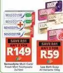 Checkers Sensodyne - multi care/fresh mint toothpaste offer