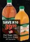 Checkers Fair cape - 100% fruit juice blend offer