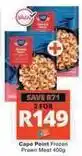 Checkers Cape point - frozen prawn meat offer