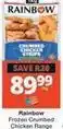 Checkers Rainbow - frozen crumbed chicken strips original offer
