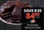 Checkers Chocolate ganache cake offer