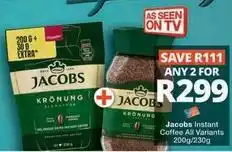 Jacobs - instant coffee all variants