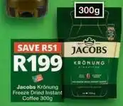 Checkers Jacobs - freeze dried instant coffee offer