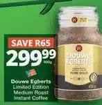Checkers Douwe egberts - limited edition medium roast instant coffee offer