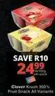 Checkers Clover - fruit snack all variants offer