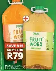Checkers Darling - fruit worx juice offer