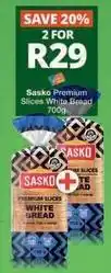 Checkers Sasko - sasko premium slices white bread offer
