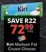 Checkers Kiri - medium fat cream cheese offer