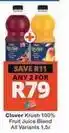 Checkers Clover - 100% fruit juice blend offer