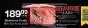 Checkers Steakhouse classic man-size rump steak offer