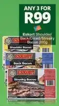Checkers Eskort - shoulder/back/diced/streaky bacon offer