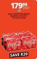 Checkers Coca cola - soft drink all variants nrb offer