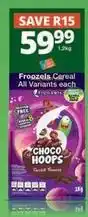 Checkers Froozels cereal offer