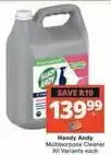Checkers Handy andy - multipurpose cleaner offer
