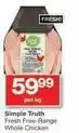 Checkers Fresh free-range whole chicken offer