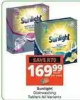 Checkers Sunlight - dishwashing tablets all variants offer