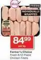 Checkers Farmer's choice - fresh 8/12-piece chicken fillets offer