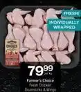 Checkers Farmer's choice - fresh chicken drumsticks & wings offer