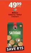 Checkers Bakers - salticrax salted crackers offer