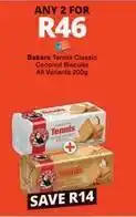 Checkers Bakers - tennis classic coconut biscuits offer