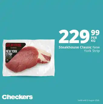 Steakhouse Classic New York Strip
