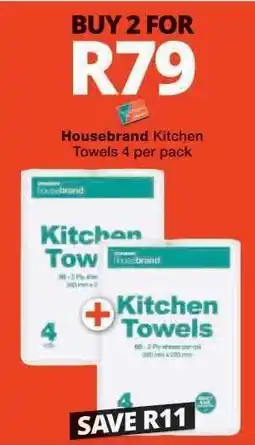 Checkers Housebrand Kitchen Towels offer