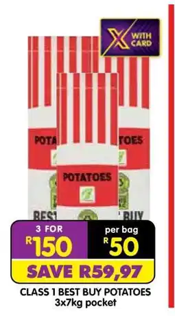 Shoprite CLASS 1 BEST BUY POTATOES offer