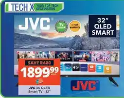 Checkers JVC 4K QLED Smart TV - 32 offer