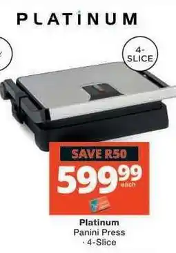 Checkers Platinum Panini Press offer
