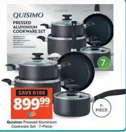 Checkers Quisimo Pressed Aluminium Cookware Set - 7-Piece offer