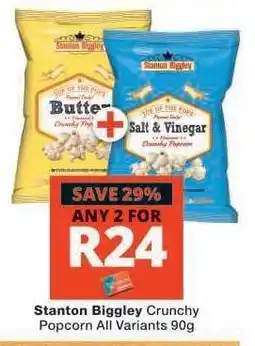 Checkers Stanton Biggley Crunchy Popcorn All Variants 90g offer