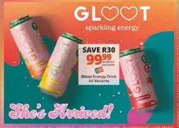 Checkers Gloot Energy Drink All Variants offer