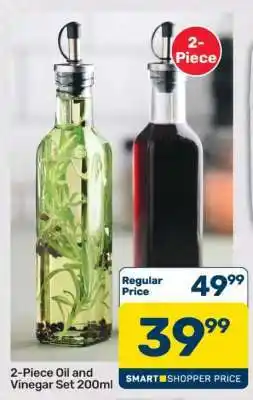 Pick n Pay Hypermarket 2-Piece Oil and Vinegar Set 200ml offer