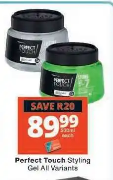 Checkers Perfect Touch Styling Gel offer