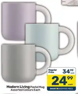 Pick n Pay Modern Living Pastel Mug Assorted Colours Each offer