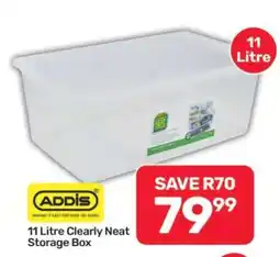 Pick n Pay Hypermarket 11 Litre Clearly Neat Storage Box offer
