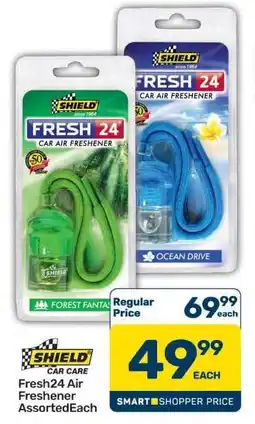 Pick n Pay Hypermarket Shield Fresh24 Car Air Freshener offer