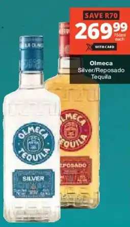 Checkers Liquor Shop Olmea Silver/Reposado Tequila offer