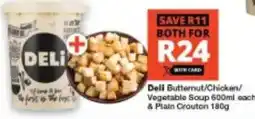 Checkers Deli Butternut/Chicken/Vegetable Soup offer