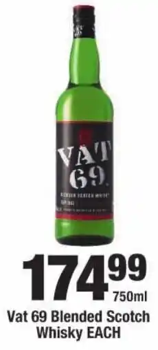 OK Liquor Vat 69 Blended Scotch Whisky offer
