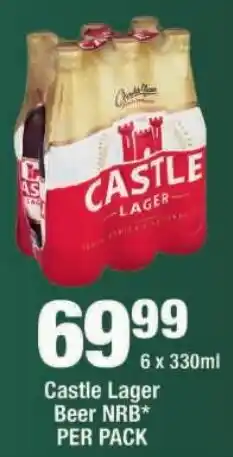 OK Liquor Castle Lager Beer NRB* offer
